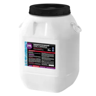 Быстрорастворимый хлор в гранулах Shock Chlor G60 – Дезинфекция воды хлором – Poolman – фото 4