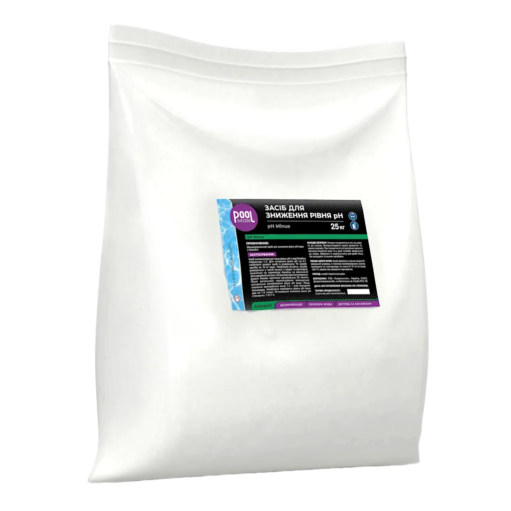  Средство для cнижения уровня pH, pH Minus – Контроль уровня pH – Poolman – фото 8