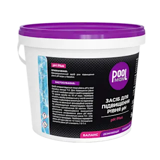 Жидкое средство для повышения уровня pH, pH Plus – Контроль уровня pH – Poolman – фото 2