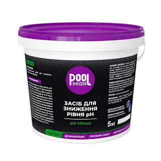  Средство для cнижения уровня pH, pH Minus – Контроль уровня pH – Poolman – общий вид
