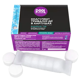 Коагулянт длительного действия в картушах PolyFlock T25 – Осветление воды – Poolman – фото 2