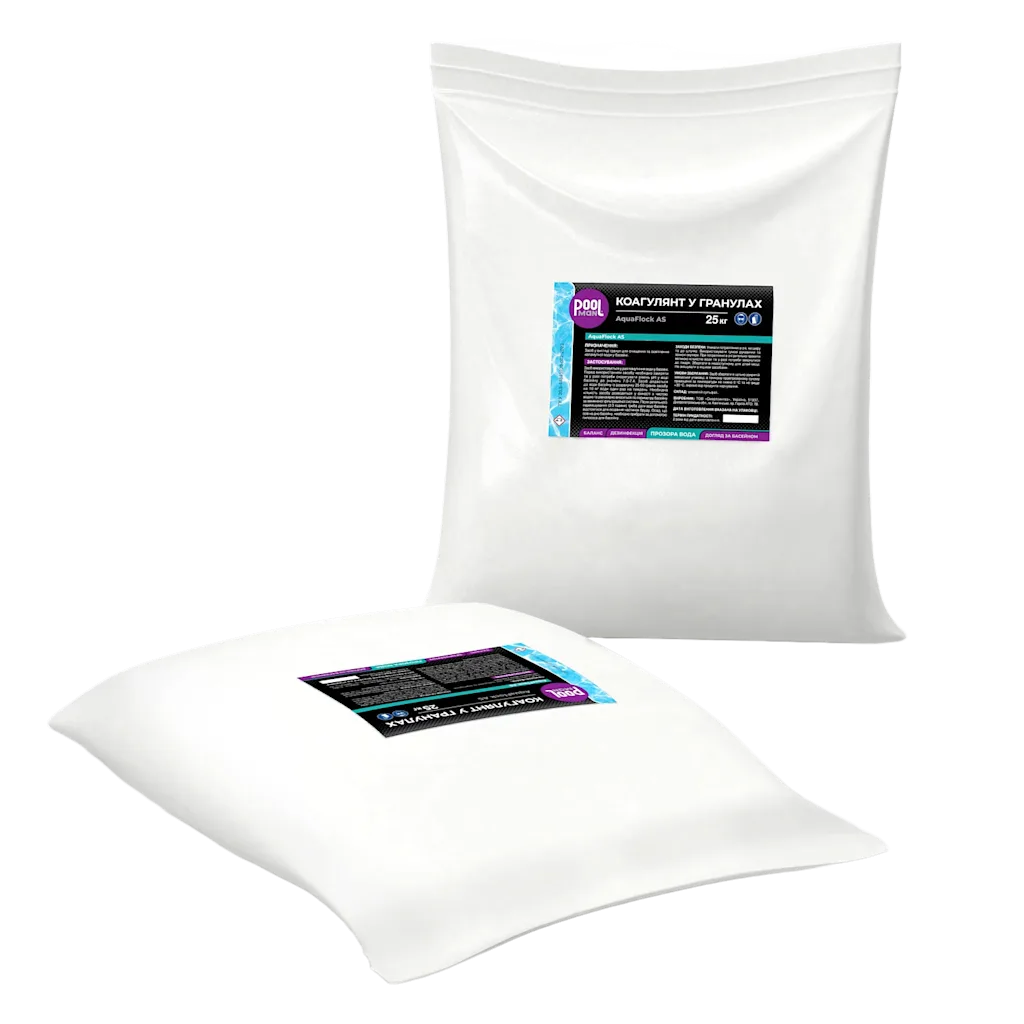 Хімія для басейну AquaFlock AS 25kg 3, Освітлення води, Зображення 6