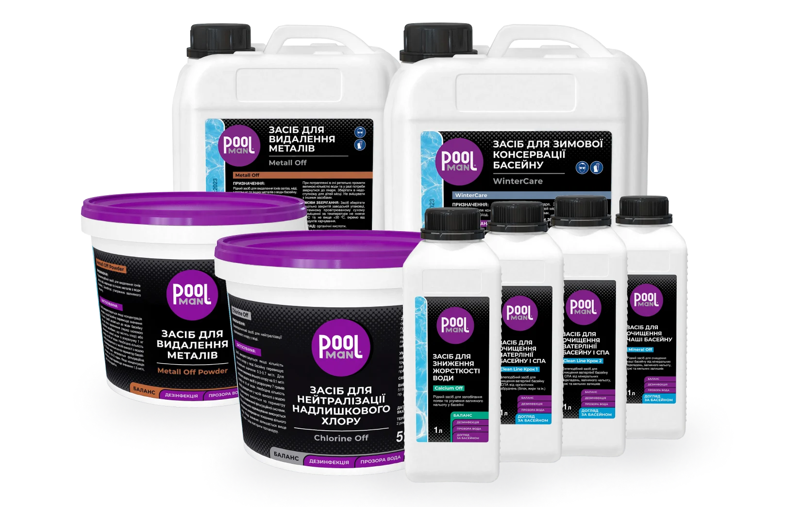 Допоміжні засоби 7 позицій – каталог Poolman